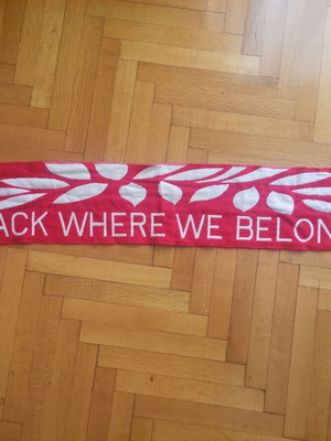 Olympiakos scarf used, authentic