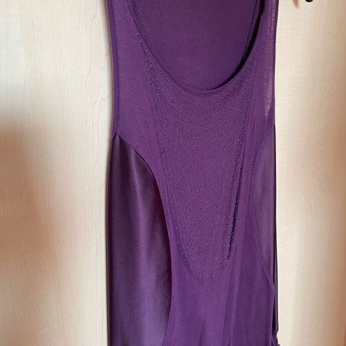 Next dress like new, purple with satin details