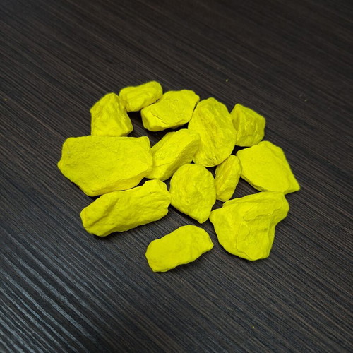 Decorative stones yellow color new