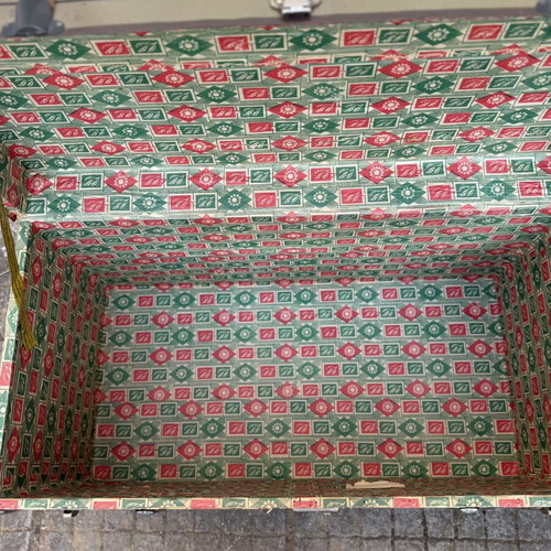 Vintage Storage Trunk used, retro decorative chest