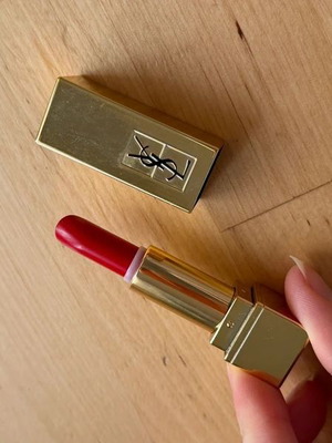 Ysl mini red lipstick like new