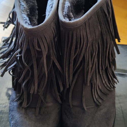 Bozikis ankle boots like new, gray, size 37