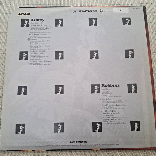 Marty Robbins LP употребяван, country 1973 MCA 342
