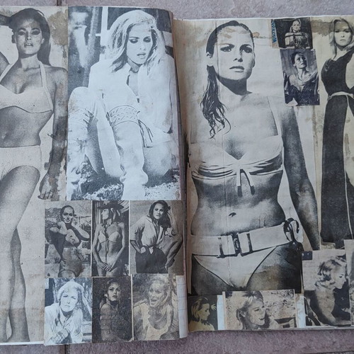 Album with actor photo clippings No2, 50 pages, 17x25cm