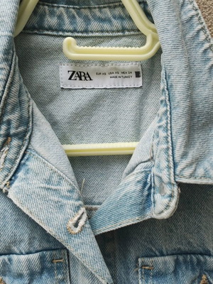 ZARA τζίν φόρεμα καινούριο, μέγεθος XS 34 μπλε