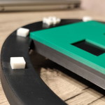 Minecraft wall clock Creeper 3D printed new, analog quartz