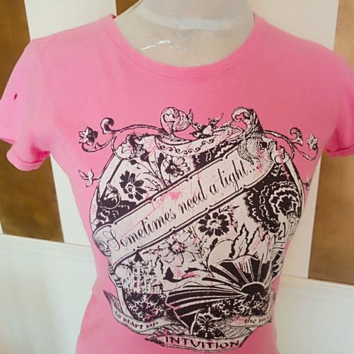 T-shirt Special Vintage Collection by angel D Princess Y2K pink used