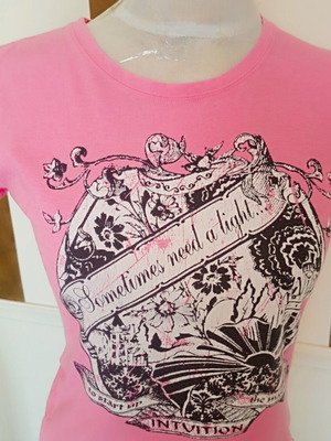 T-shirt Special Vintage Collection by angel D Princess Y2K pink used