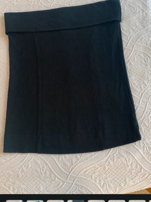 Black fitted mini skirt, size M / 38 / 10