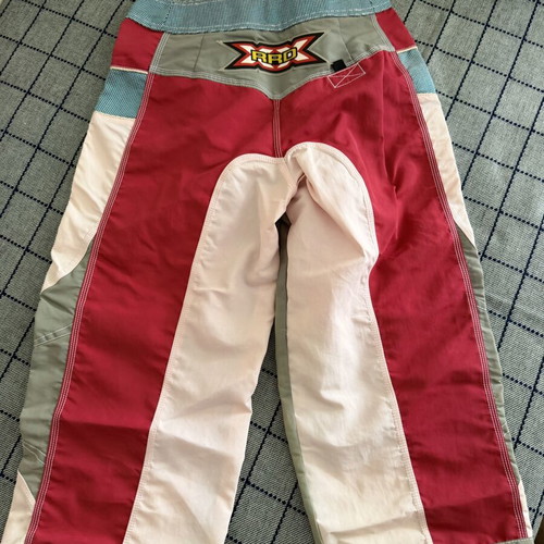 RRD men's long swim shorts XS new, white and red
