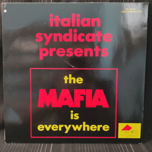 Italian Syndicate The Mafia Is Everywhere maxi single in very good condition