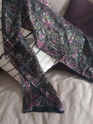 Batik silk scarf
