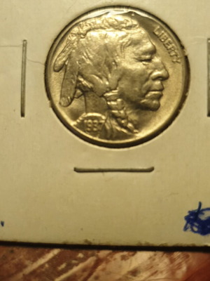 1937 S 5c Indian Buffalo coin new, rare