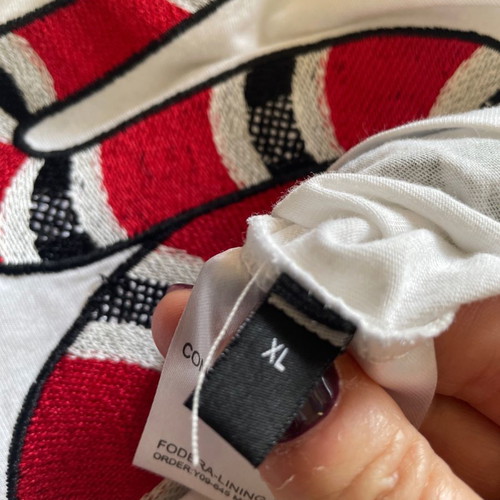 Gucci Snake T Shirt size XL, slim fit