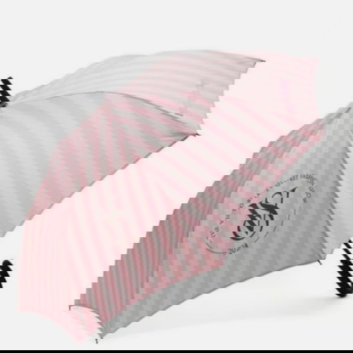 Ομπρέλα Victoria’s Secret 2024 Fashion Show μεγάλη, καινούργια, ριγέ λευκό-ροζ