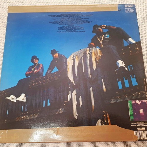 Run DMC Tougher Than Leather LP used, hip-hop