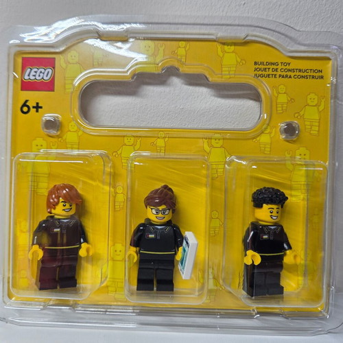 Lego 3 minifigures Lego stores employee new