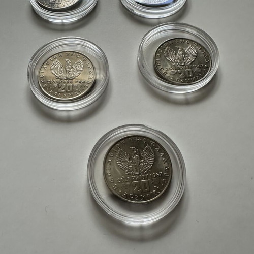 20 Drachma Coins Used Set of 5 from 1973 Junta Period