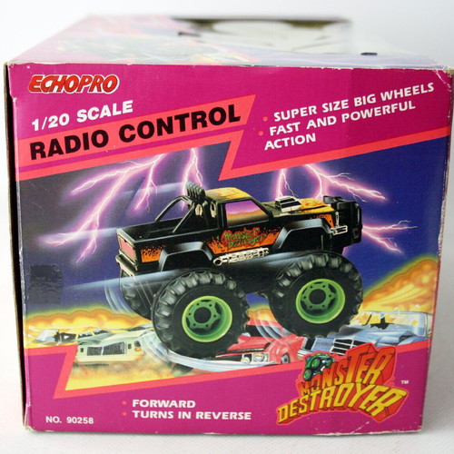 Vintage Monster Destroyer Truck 1991 with Engine Sound new