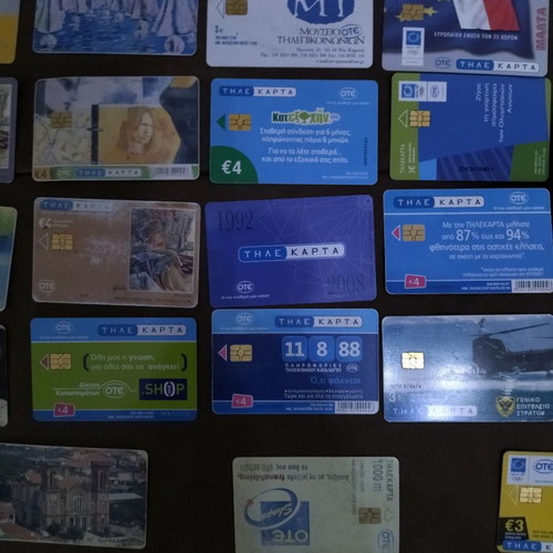 Collectible old 20 euro phone cards