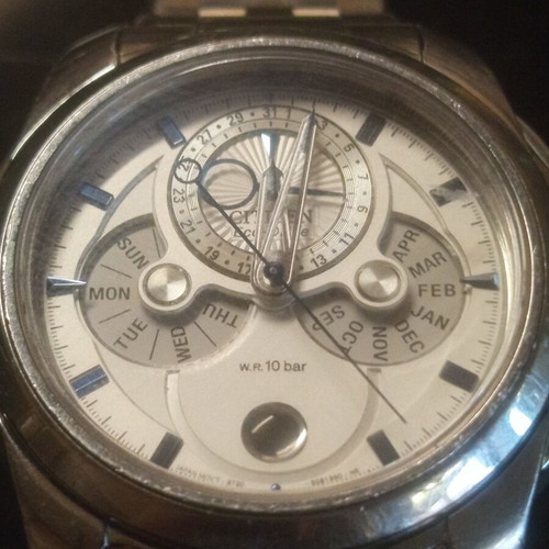 Citizen Eco Drive men's wristwatch, 10 bar, 100 meters, 43mm, perpetual calendar