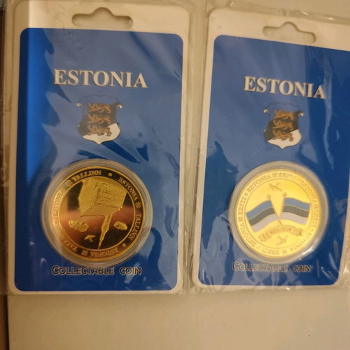 Collectable coins of Estonia new, sealed