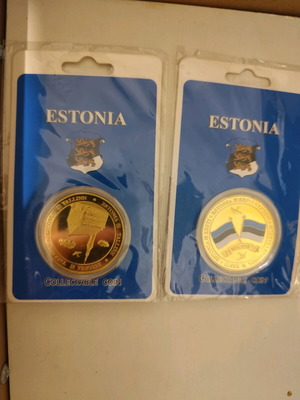 Collectable coins of Estonia new, sealed