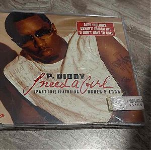 P. DIDDY FT USHER AND LOON I NEED A GIRL - CD SINGLE