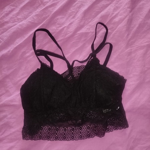 BeisDanna Lace Bralette Large new, black, strappy back