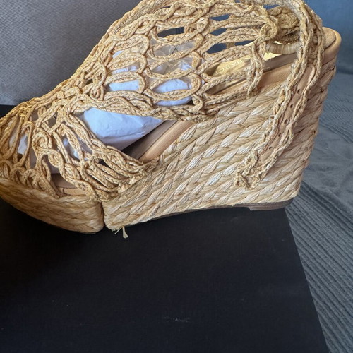 Paloma Barceló platform sandals like new, beige, size 39