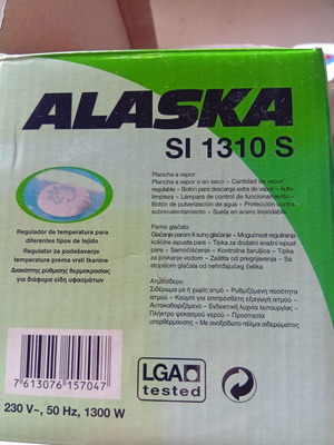 Σίδερο ατμού Alaska SI 1310 S μεταχειρισμένο