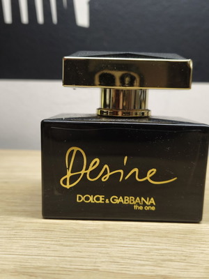 Dolce & Gabbana The One Desire empty perfume bottle used