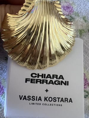 Vassia Kostara gold shell accessory