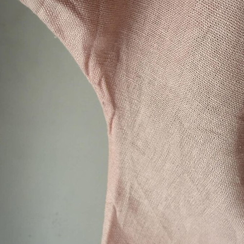 Anne Klein women's blouse new, XL, pink, linen and viscose