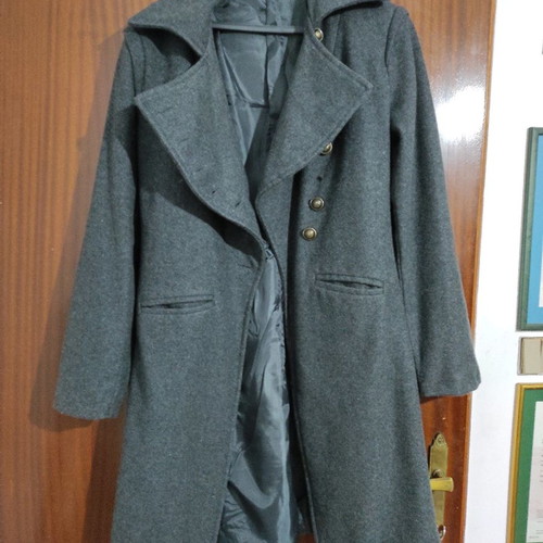 Long gray coat size medium new