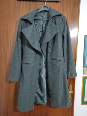 Long gray coat size medium new