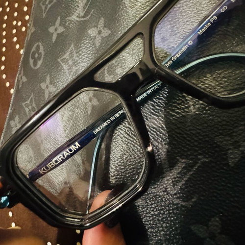 Kuboraum unisex eyeglasses new, black
