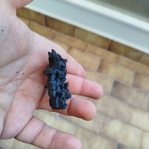 Beast Rhinoceros black print figure new