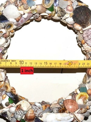 Seashell decorative wreath new