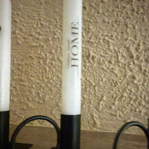 Home Sweet Home candlesticks new set of 4