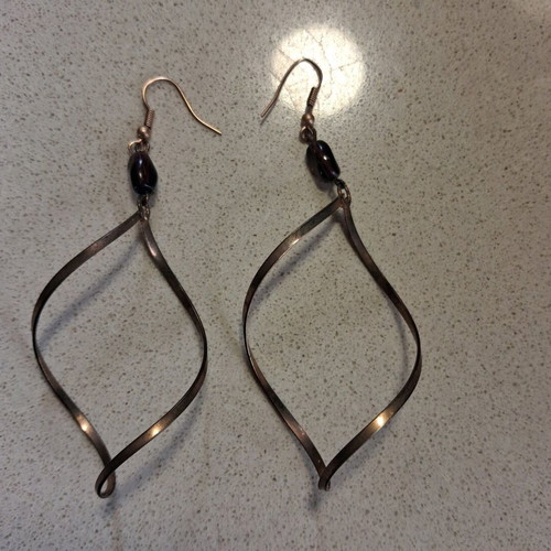 Handmade Long Earrings set new with gift hoop