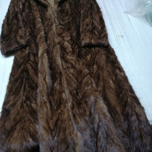 Fur coat with natural hair, like new