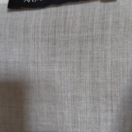 Italian cotton tunic size M like new, beige-grey with floral embroidery