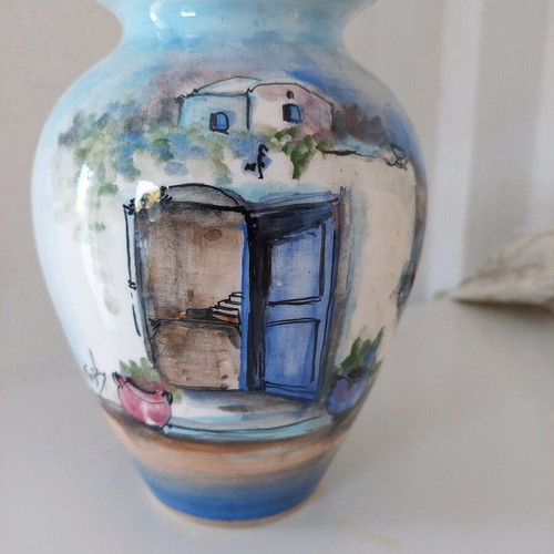 Decorative vases used, set of 2 pieces