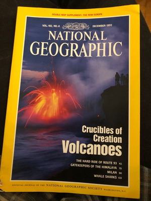 National Geographic magazine used, December 1992, Vol. 182 No. 6