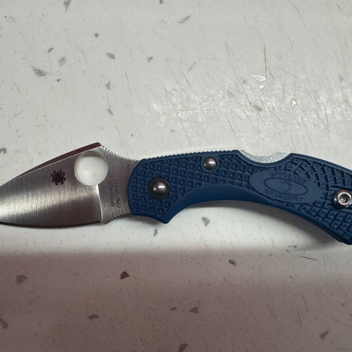 Σουγιάς Spyderco Dragonfly 2 καινούργιος, ατσάλι CPM SPY27, μπλε λαβή