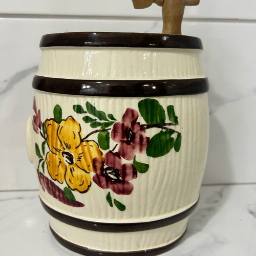 Porcelain whiskey barrel Germany retro like new