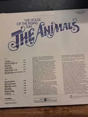 The Animals The House of the Rising Sun vinyl record