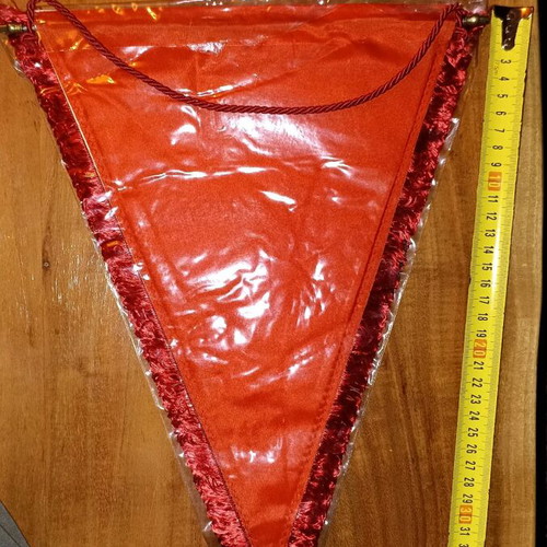 Ajax Banner New, Vintage Style in Plastic Sleeve