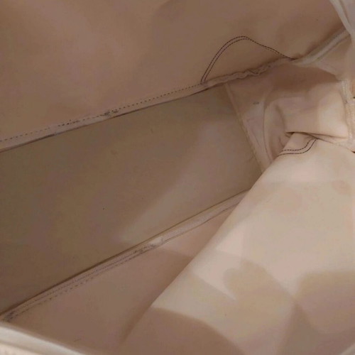Elle travel bag used, white and cream